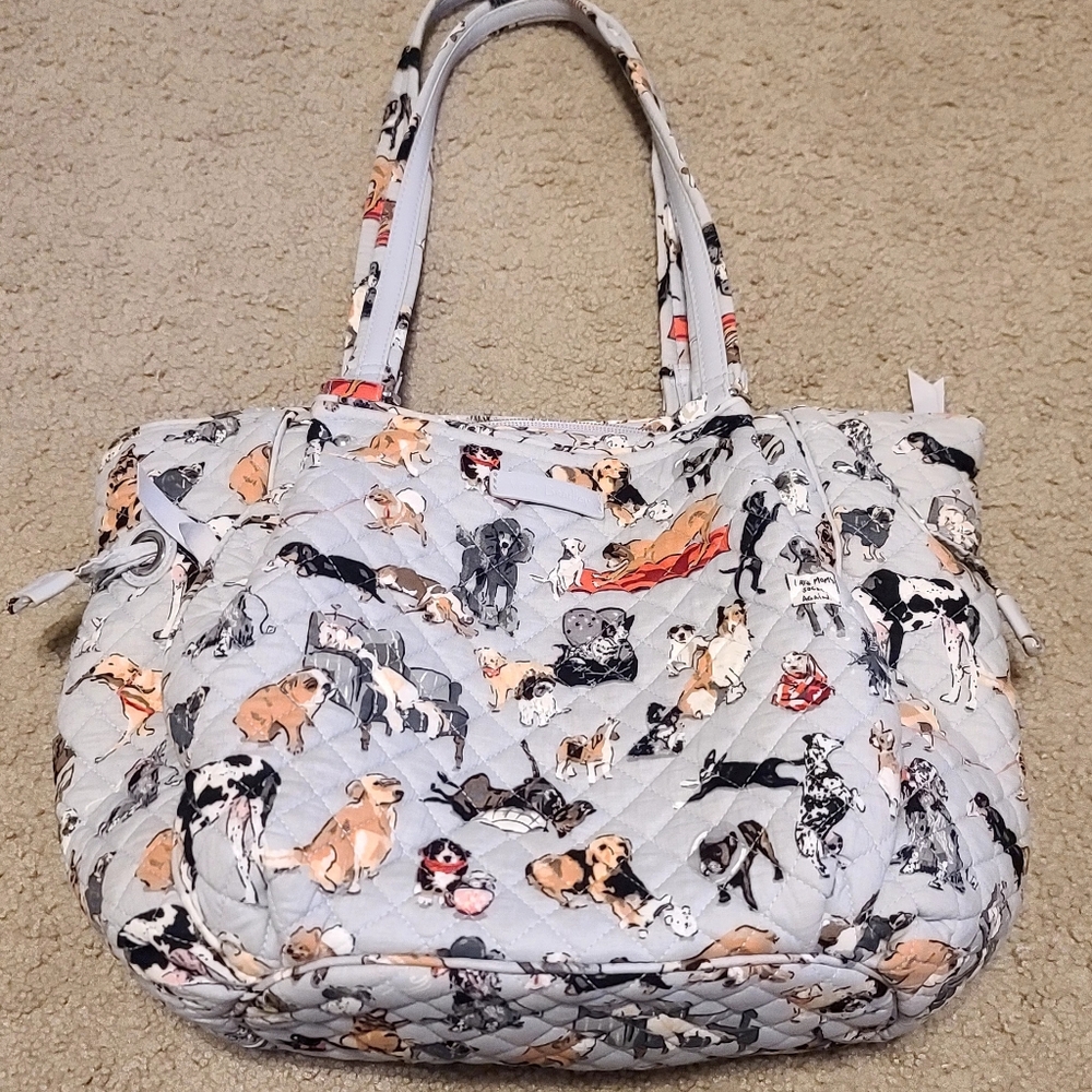 Vera Bradley, Dog Show Tote Bag - Grayish Blue